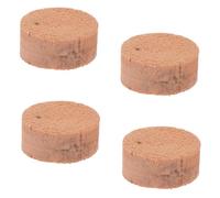 Parliky 4Pcs Trombone Cork Parts Water Key Accessories Cork Pad Replacement for Beginners Portable Valve Key Easy to Store Musical Instrument Spare Parts