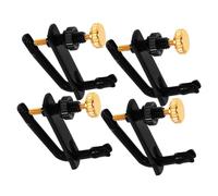 Parliky 4pcs Violin Fine Tuners Replacement for 4/4 Violin Metal Material String Adjusters for Violin Supplies