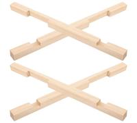 Parliky 4Pcs Wooden Beehive Entrance Reducer Tools for Ventilation Control and Wind Speed Suitable for All Beehives Practical Bee Nest Entrance Protectors for Beekeepers Beginners and