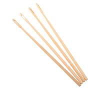 Parliky 4pcs Wooden Flute Cleaning Rods Professional Maple Wood Flute Maintenance Tools for Thorough Instrument Care and Sound Enhancement