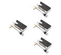Parliky 4sets Professional Violin Bow Frog Replacement Screws Metal Design for Enhanced Performance for Musicians and Violinists