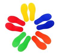 Parliky 5 Pairs Tactile Sensory Training Footprints for Sensory for Indoor Outdoor Use Promotes Physical Cognitive Development Suitable for Classroom Home Games
