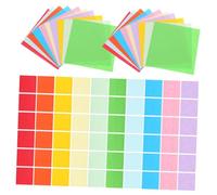 Parliky 500 Sheets Colorful Square Origami Paper Double-Sided Folding Craft Paper for Arts and DIY Projects Enhances Fine Motor Skills and Creativity for Educational and Holiday