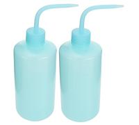 Parliky 500ml Squeeze Watering Bottle for Plants 2pcs Blue Household Watering Can for Indoor and Outdoor Gardening
