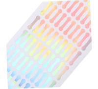 Parliky 500pcs PVC Tamper Evident Adhesive Seal Stickers for Small Business Bottle Sealing Labels Self-Adhesive Strip Shape for Secure Packaging and Retail Use