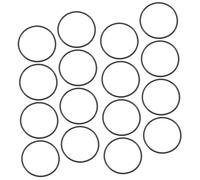 Parliky 50pcs Black Stretch Silicone Bracelets Comfortable Wristbands for Sports Multi-use DIY Elasticated Jewellery Making for Women and Teens