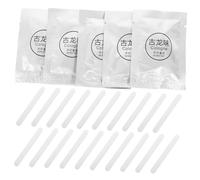 Parliky 50pcs Car Freshener Stick Pe Material White Car Aromatherapy Accessory Easy to Use Space-saving Design for Air Vent and Interior