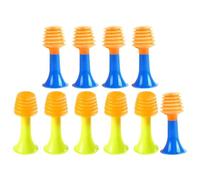 Parliky 50Pcs Colorful Air Pressure Horn for Lightweight Educational Trumpet Musical Instruments Loud Sound Whistle for Early Learning and Fun
