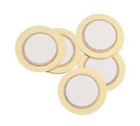 Parliky 50pcs Piezo Discs Acoustic Pickup Transducer Elements for Sound Vibration Detection Lightweight Thin Piezoelectric Diaphragm Electronic Components for Home Appliance and Musical
