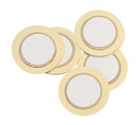 Parliky 50pcs Piezoelectric Discs High Sensitivity Acoustic Pickup Transducer for Electronic Drums Copper Piezo Buzzer for Sound Detection Vibration Pickup for Electronics