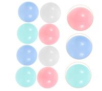 Parliky 50pcs Plastic Ocean Balls for Bright Sensory Play Balls for Pools Playhouses Safe Smooth Surface Enhances Coordination and Cooperation Skills Random Color