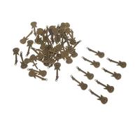 Parliky 50pcs Vintage Zinc Alloy Guitar Charms for Necklace Bracelet Making DIY Music Instrument Pendants with Sturdy Loop Retro Style Keychain Accessories for Craft Jewelry