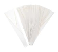 Parliky 50Pcs White Single Rose Wrapping Sleeves Floral Bouquet Wraps Matte, Small Triangle Flower Packaging Bags for Valentine’S Day and Wrapping Supplies