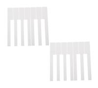 Parliky 52Pcs Piano Keytops Replacement Set for Acrylic White Piano Keys - for Keyboard Repair and Musician Use