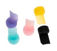 Parliky 5pcs Clarinet Thumb Pad Finger Rest Silicone Clarinet Practice Supple Pad for Accessories Honeycomb Cushion