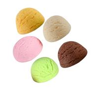 Parliky 5pcs Fake Ice Cream Balls Pvc Simulation Ice Cream Display Props with Display Function Not Easy to Break Or Deform for Cabinet and Shopping Mall Decoration