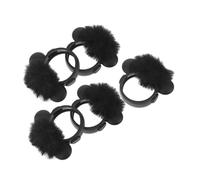 Parliky 5Pcs Furry Microphone Windscreen Cover for Lavalier Mic Noise Reduction Wind Muff for Indoor Outdoor Use Dustproof Lapel Mic Protector for Clear Speech and Long-term Protection