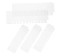 Parliky 5pcs Index Dividers Notebook Folder Dividers Cute Binder Aesthetic Binder Personal Planner Aesthetic Page Bookmark Transparent