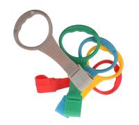 Parliky 5pcs Plastic Pull up Rings for Playpen and Crib, Easy to Install Toddler Pull up Handles for Baby Walking Exercises, Versatile Usage Activity Toy for Infants and Toddlers