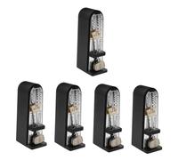 Parliky 5pcs Portable Mechanical Metronome Violin Tuner for Piano Guitar Drums Rhythm
