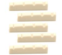 Parliky 5pcs Pre-slotted Plastic Mandolin Nut for 8-string Mandolin, Instrument Replacement Repair Accessory Suitable for Folk and World String Instruments