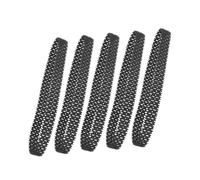 Parliky 5pcs Rubber DIY Tank Track Replacement Parts for Remote Control Tank Model Robot Traction Tracks for Various Terrains Lightweight and Easy to Install