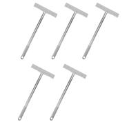 Parliky 5pcs Stainless Steel Handheld Sign Holders Lightweight and Easy Installation Two-Sided Sign Poles for Protests and Grand Ceremonies with Professional Appearance