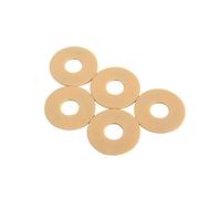 Parliky 5pcs Yellow Letter Guitar Toggle Plate Washer Ring Rhythm Treble Switch Washer for Electric Guitar Gn602 Replacement Parts for Accessories