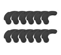 Parliky 6 Pairs Dumbbell Holder Shockproof Pads Fitness Equipment Floor Protection Non-slip Workout Tool for Home Gym Use