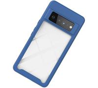 Parliky 6 Pro Clear Case Transparent Back Shell Shockproof Protective Cover Lightweight PC TPU 3-In-1 Non-slip Phone Case for Daily Use