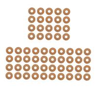 Parliky 60pcs Wooden Guitar Pick Grips Self-adhesive Grip for Guitar Picks Supplies Light