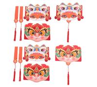 Parliky 6pcs Chinese Year Red Envelopes Year Snake Cartoon Design Traditional Lunar Hongbao Lucky Money Packets for Weddings Birthdays and Festival Celebrations