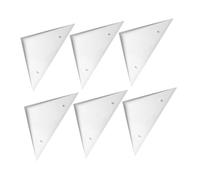 Parliky 6pcs Foosball Table Triangle Edge Protectors Stable Plastic Corner Guards Rod Table Football Secure Fit Replacement Parts for Competitive Arcade Game and Holiday Party