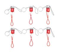Parliky 6pcs Halloween Bloodbag Keychain B Type Vampire Party Favor Bloody Pendant Phone Charm Unique Blood Type Display for Horror Basket Stuffers