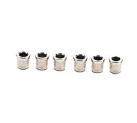 Parliky 6pcs Mounting for Electric Guitars Premium String Caps for Enhanced Resonance Easy Installation Guitar Accessories Replacement for Broken String Components
