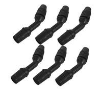Parliky 6pcs Shaped Sprayer Nozzle Tips with Quick Connect Interface Uniform Spray for Garden and Agricultural Sprayers Replacement Atomizing Heads for Greenhouse and Farm Use