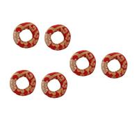 Parliky 6pcs Singing Bowl Tibetan Mats Sound Bowl Cushions Soft Mats for Meditation Material Buddhism Products for Loved Ones Random Color