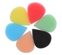 Parliky 6pcs Tear Drop Shaped Paint Sponges for Face Painting and Body Art, Soft Sponge Material, for Boys and Girls and Children in Art Classes and Drawing Sessions