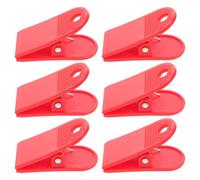 Parliky 6pcs Treadmill Key Cord Clips Safety Switch Accessories for Running Machines Quick Replacement with Spring Design Compatible with Various Brands Red