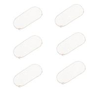 Parliky 6pcs Violin String Protectors Sheepskin E-string Guard Pads Beige Violin and Viola Bridge Protection for Practice and Lessons