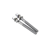 Parliky 70mm Drum Mounting Screws with Washers Metal Fasteners for Snare Drums Deep Thread Easy Installation 2pcs Pack