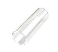 Parliky 70mm Glass Finger Slide Bar for Guitar Electric Acoustic Blues Jazz Country White Finish Finger Slider Guitar Slide Accessory