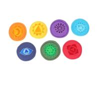 Parliky 7pcs Buddhist Sound Bowl Mat Singing Bowl Cushions for Meditation Crafting Mat Buddhism Singing Pads