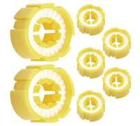 Parliky 7pcs Life Jacket Inflatable Bobbin Replacement Parts with Water-soluble Activation and Efficient Gas Cylinder for Automatic Inflatable Life Vest Accessories Suitable for Water