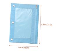 Parliky 7Pcs Multi-Function Pen Pouches Portable Wear-Resistant Pencil Bags with Transparent Mesh for Stationery Storage and Exam Use Lightweight and Easy to Clean Suitable for Pens and