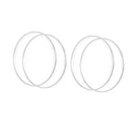 Parliky 8 Inch Double Layer Drum Skin Replacement for Jazz Drum Set Smooth Texture