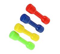 Parliky 8 Pcs Ergonomic Plastic Dumbbells for Color for Kindergarten Morning Exercises Lightweight Exercise Tool for Hand Eye and Arm Coordination