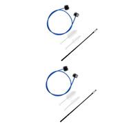 Parliky 8 Pcs Trumpet Cleaning Kit Vinyl Cleaner Set Snake Brush Trumpet Brush Cleaning Rod for Musical Instrument Accessories