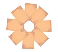 Parliky 8 Sheets Vintage Decorative Writing Paper Blank Stationery for Letters Scrapbooking Calligraphy and Creative Crafts Suitable for Love Letters Poems Notes and Traditional Expression