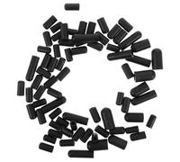 Parliky 80Pcs Rubber Vacuum Cap Assortment Kit Black Sealing Hose Caps and Plugs Protective Covers for Automotive Vacuum Plug Rubber Dust Protection Set with Multiple